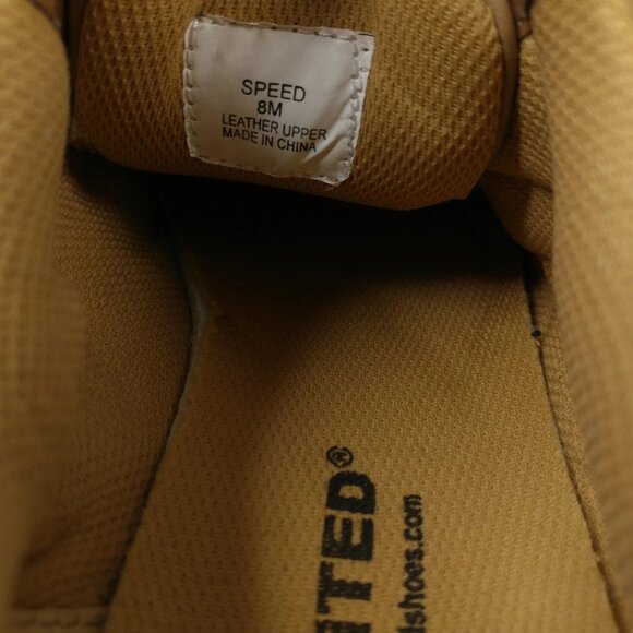 Wanted Speed Womens Size 8 Sneakers Tan Brown Comfort Shoes Low Top Lace Up - Picture 8 of 9